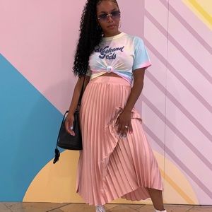 Altar’d State Pleated Pink Skirt US M